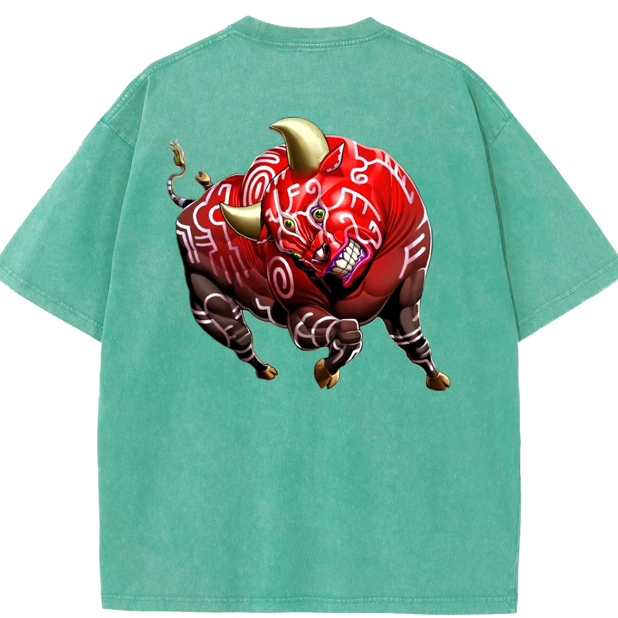 （画像用） 遊☆戯☆王 Yu-Gi-Oh! 綿100% ヴィンテージ風 半袖Tシャツ（背面プリント）
